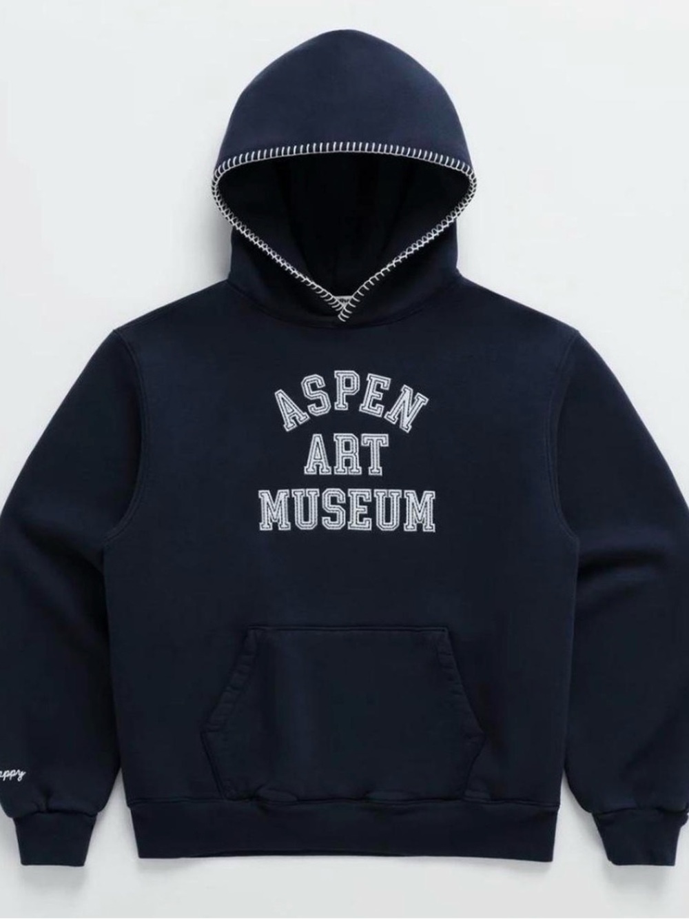 Madhappy Navy Hoodie with White Lettering